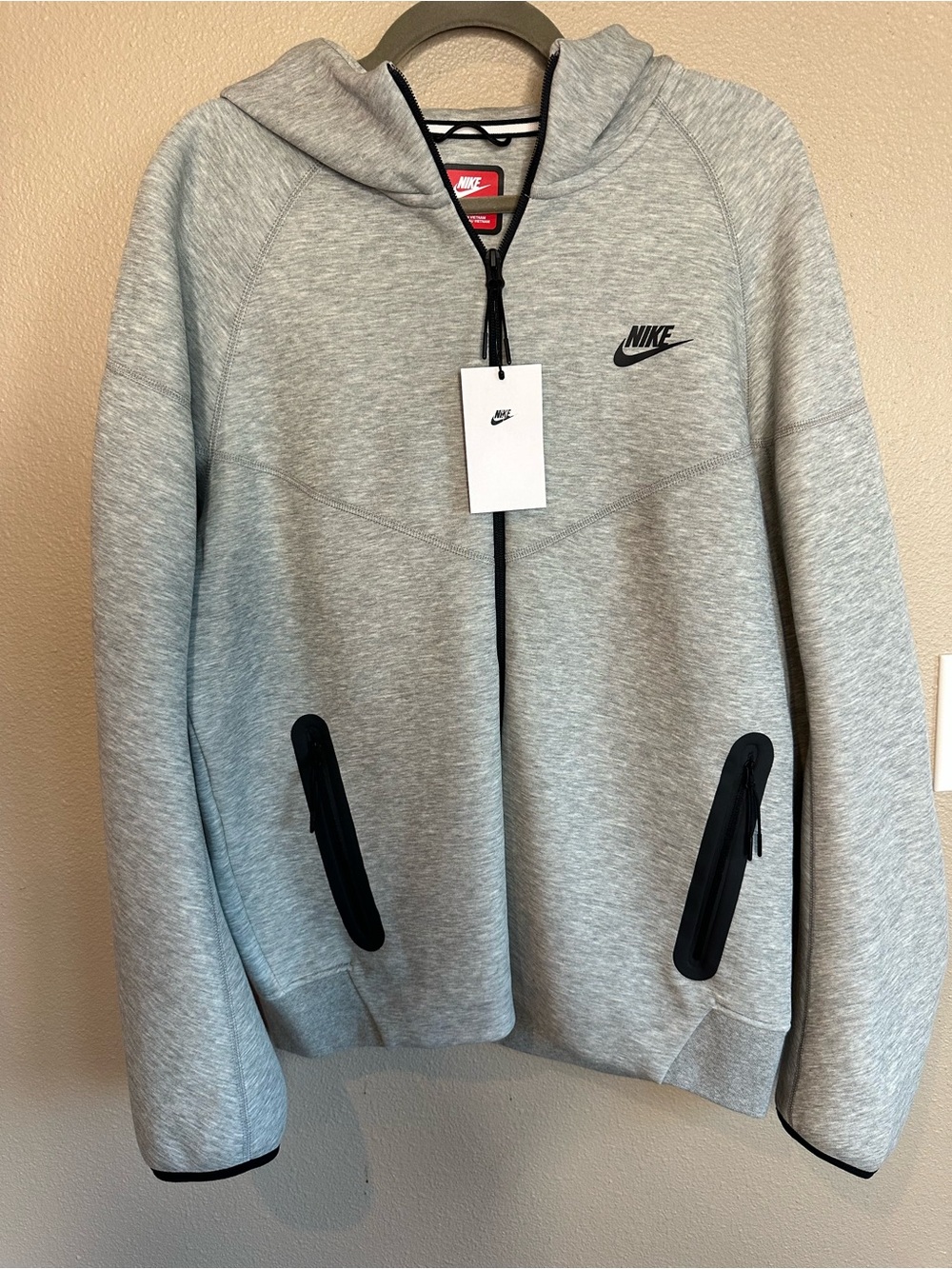 Nike men’s tech fleece windrunner full zip hoodie